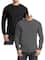 Galaxy by Harvic Long Sleeve Crew Neck Men's T-Shirt 2 Pack